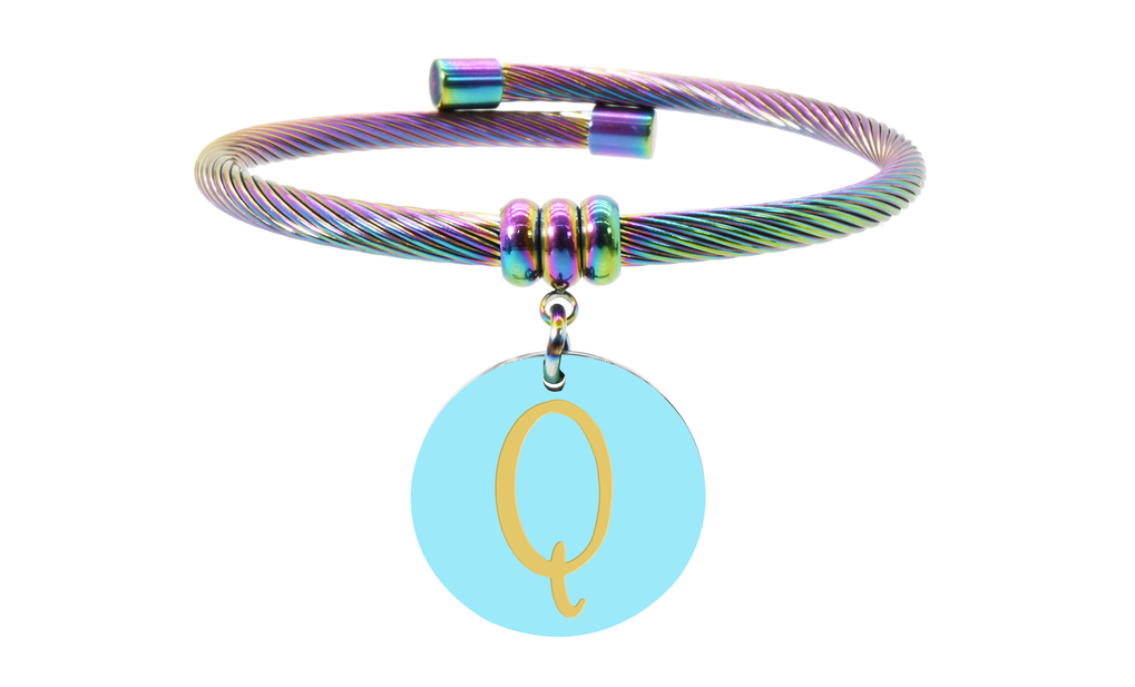 Reversible Colorful Initial Bracelets By Pink Box - S001536B002521P001027V277