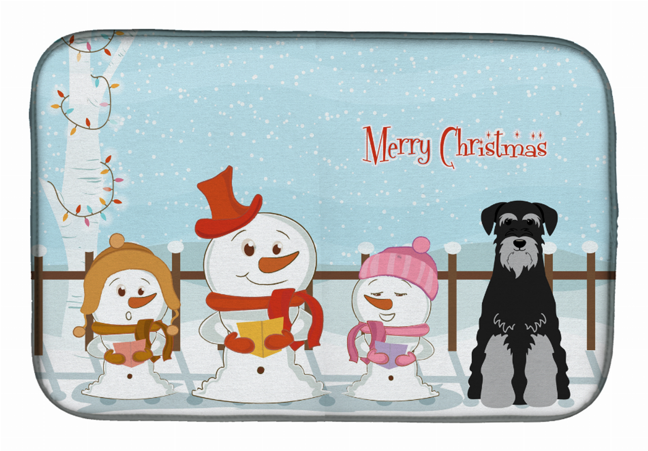 Holiday Dog on Dish Drying Mat - BB2365DDM