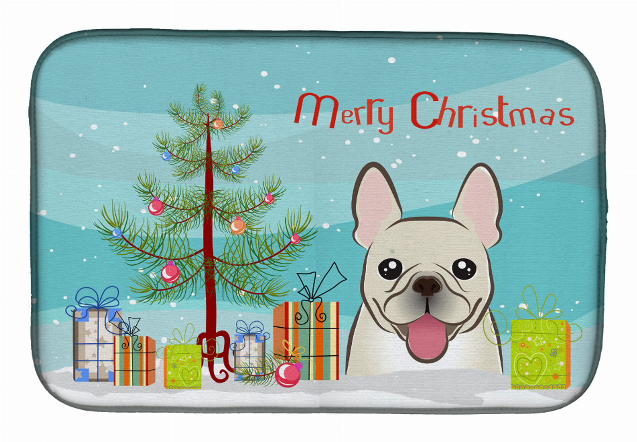 Holiday Dog on Dish Drying Mat - BB1610DDM