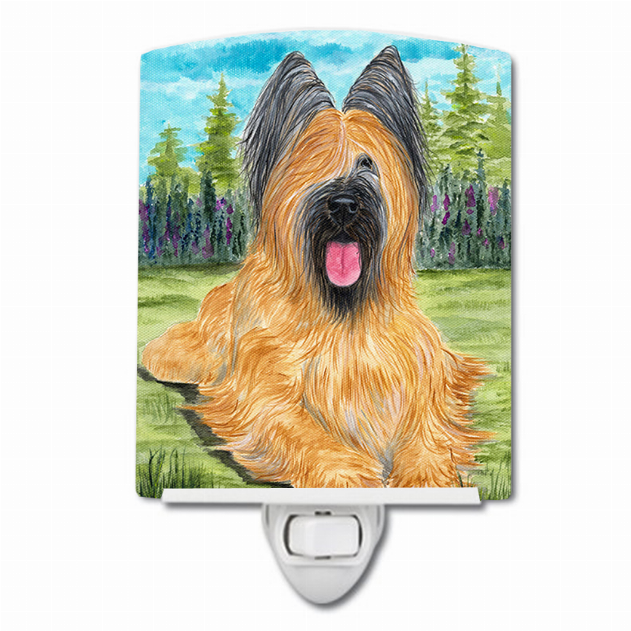 Dog Art Ceramic Night Light - SS8035CNL