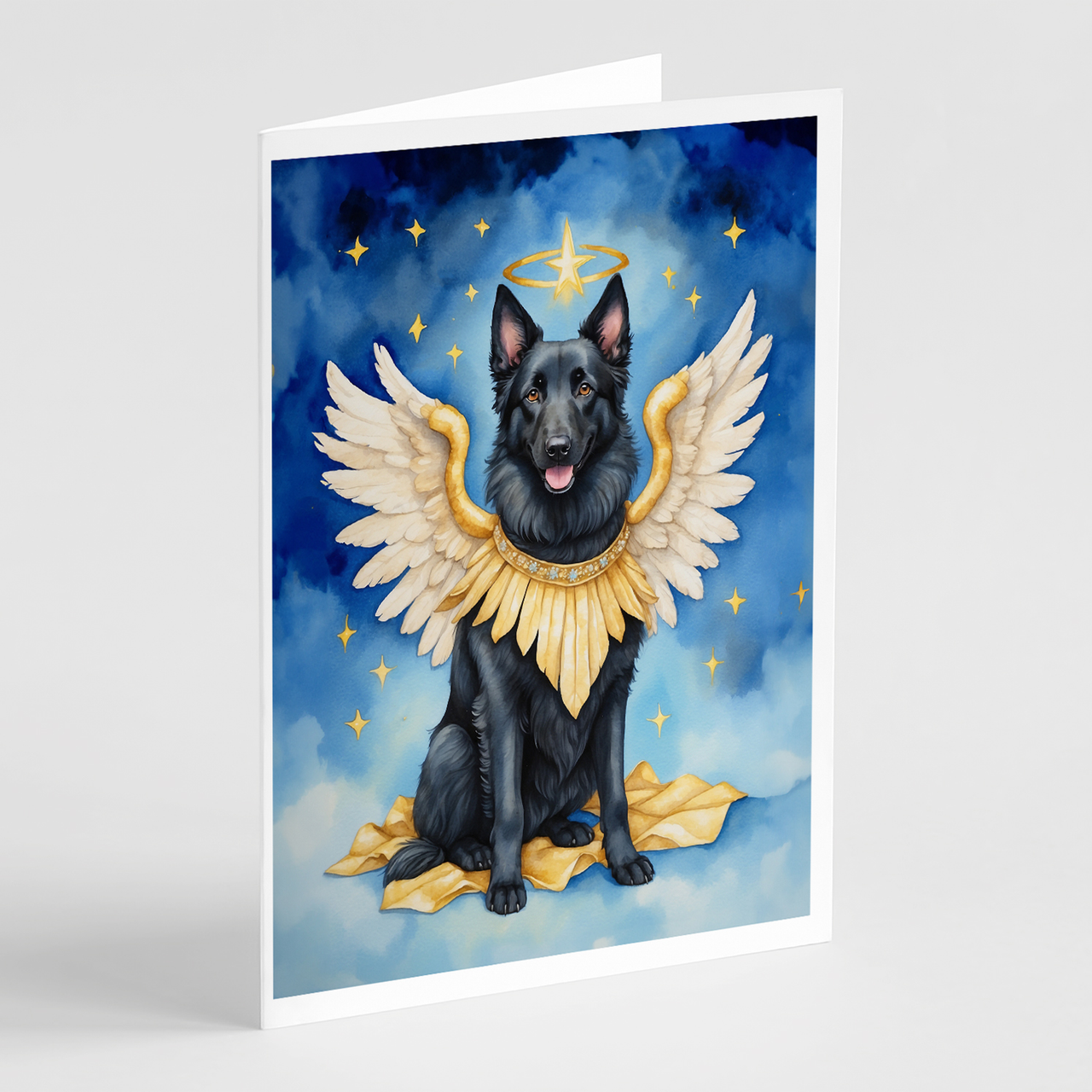 Belgian Sheepdog My Angel Greeting Cards Pack of 8