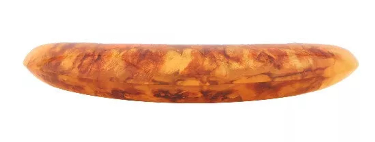 Half Moon Amber Automatic Barrette - 7243-05