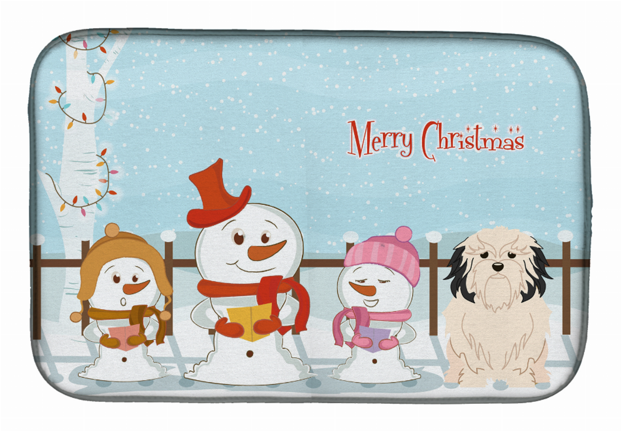 Holiday Dog on Dish Drying Mat - BB2350DDM