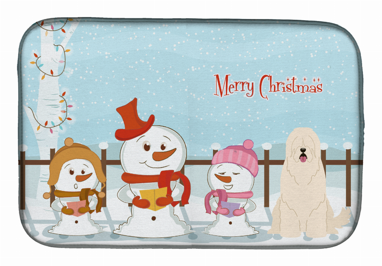 Holiday Dog on Dish Drying Mat - BB2355DDM