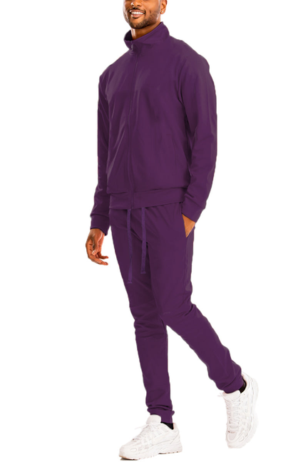 Essential Solid Track Set - SET-J201-P201-PURPLE-XL