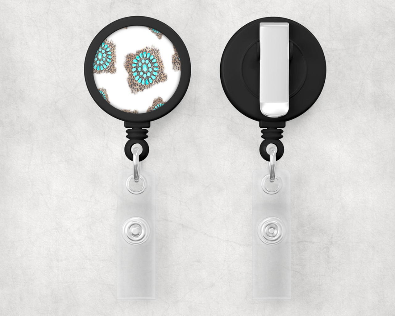 Conchos 1" Retractable Badge Reel