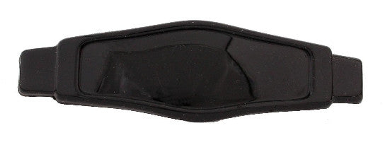 Pointed On Rectangular Barrette Black