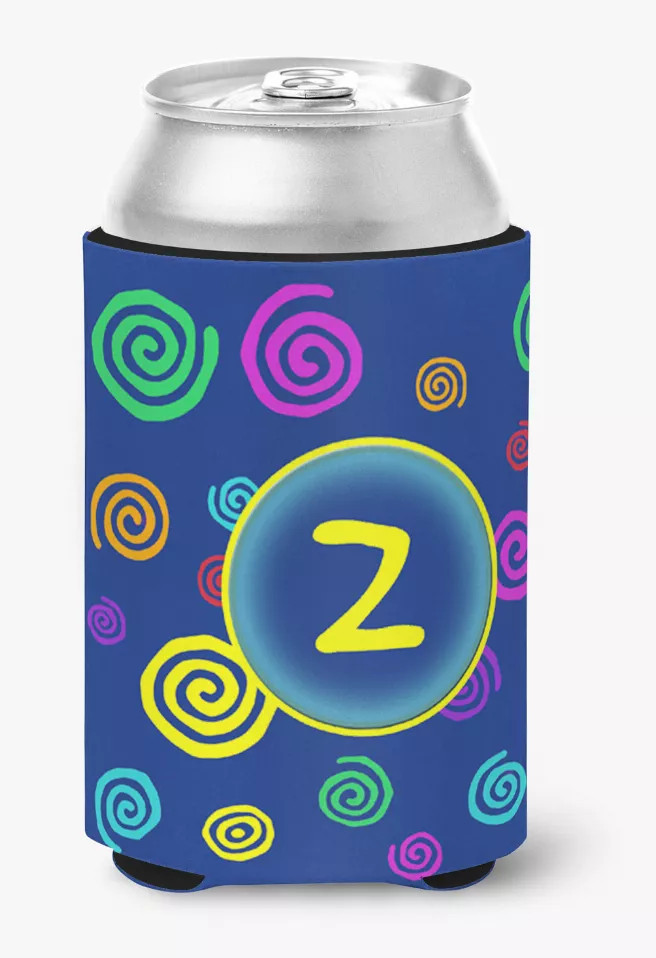 Monogram Letter Can or Bottle Hugger - CJ1011-ZCC