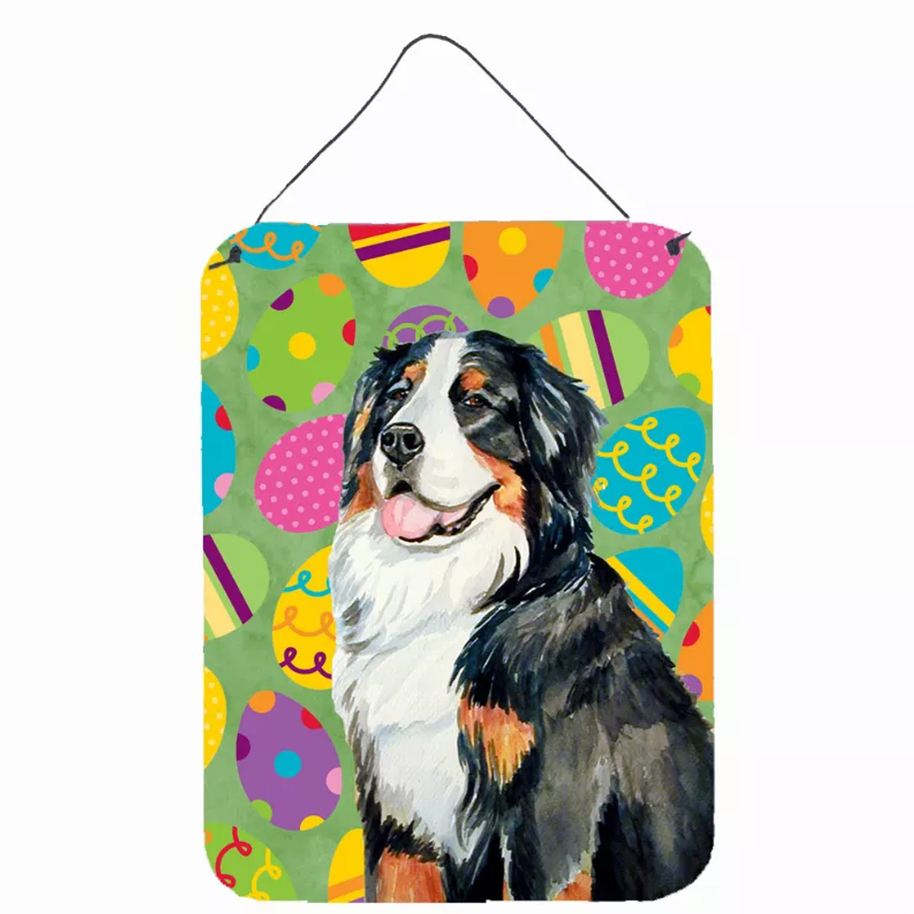 Easter Eggtravaganza Design with Dog Wall or Door Hanging Prints - S000213B001695P049136V000