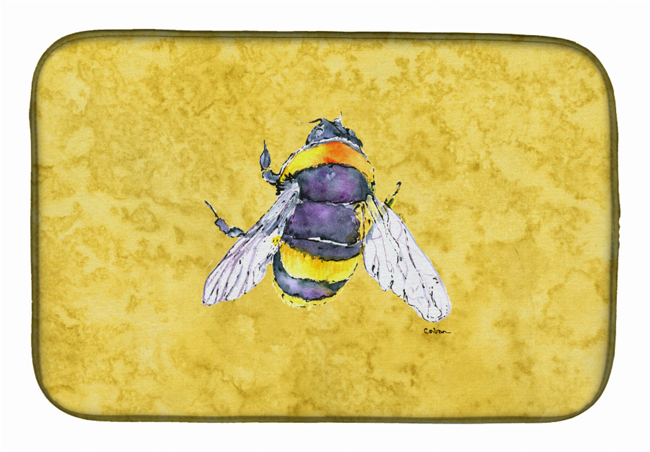 Insects art themed Dish Drying Mat - 8852DDM