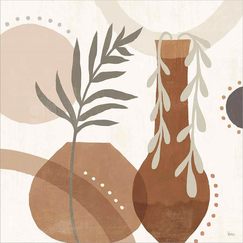 Botanical Form II Neutral by Veronique Charron, Canvas Art