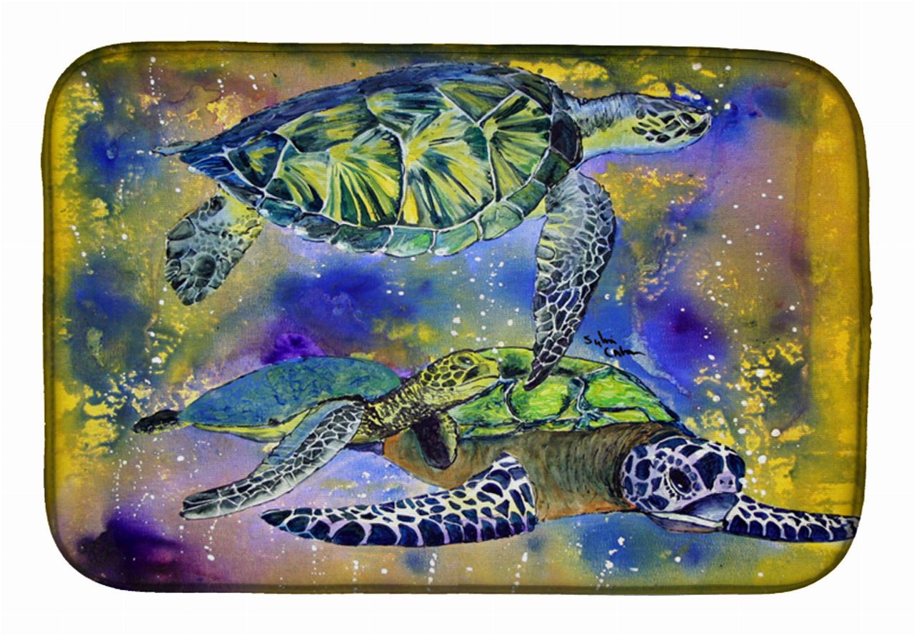 Animal/Reptiles Art Themed Dish Drying Mat - 8405DDM