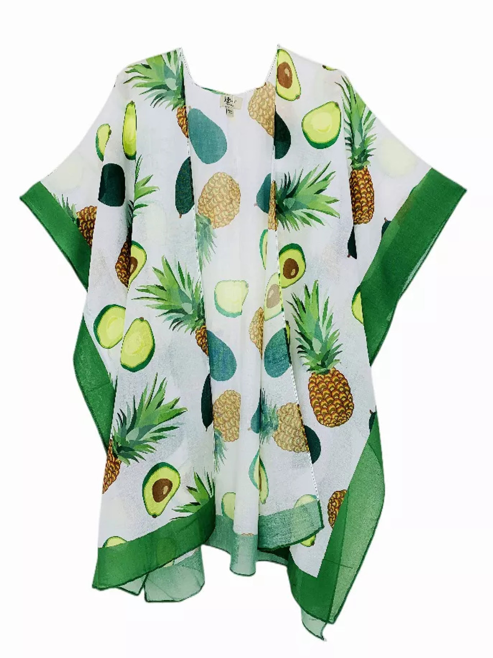 Avocado & Pineapple Kimono