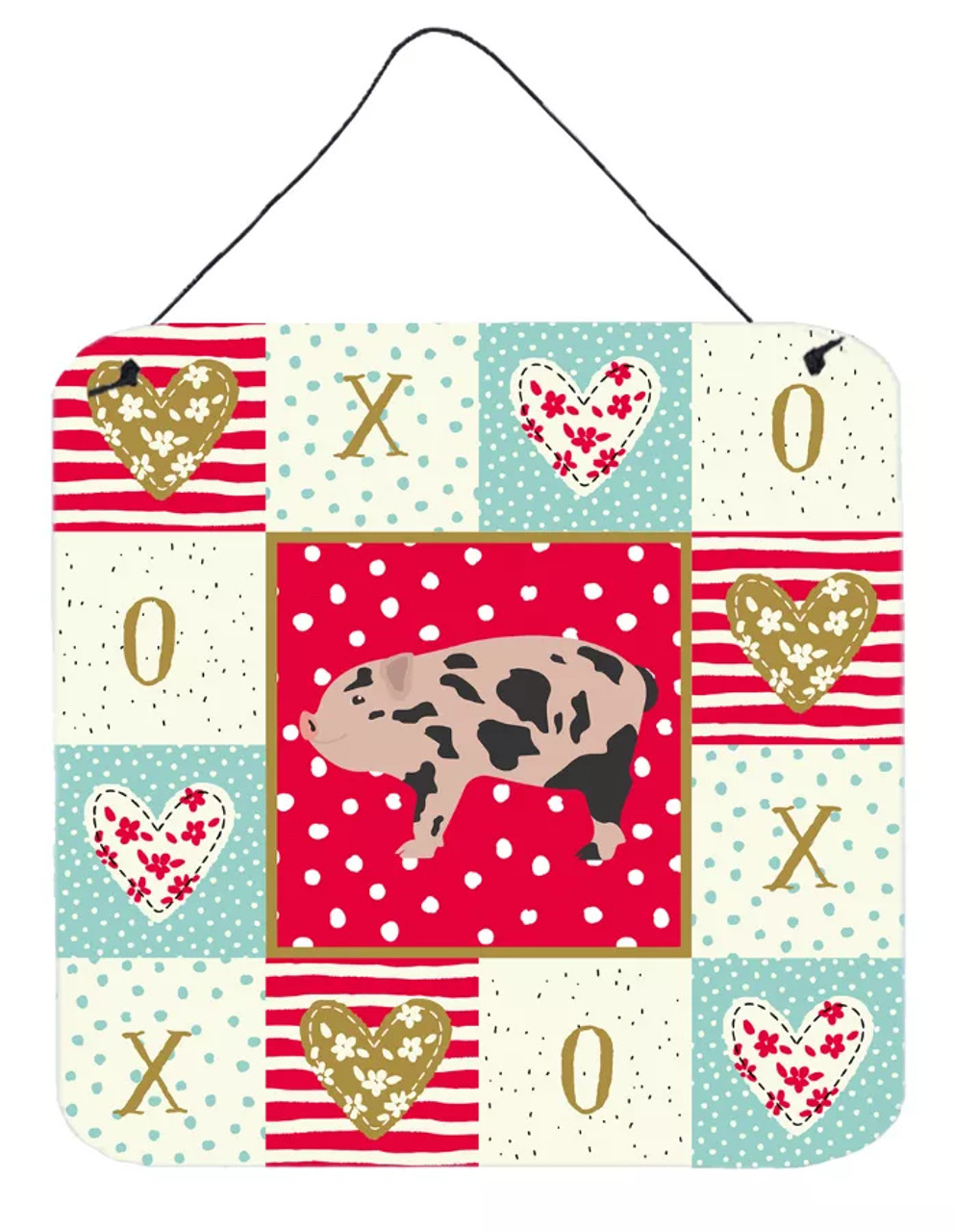 Mini Miniature Pig Love Wall or Door Hanging Prints
