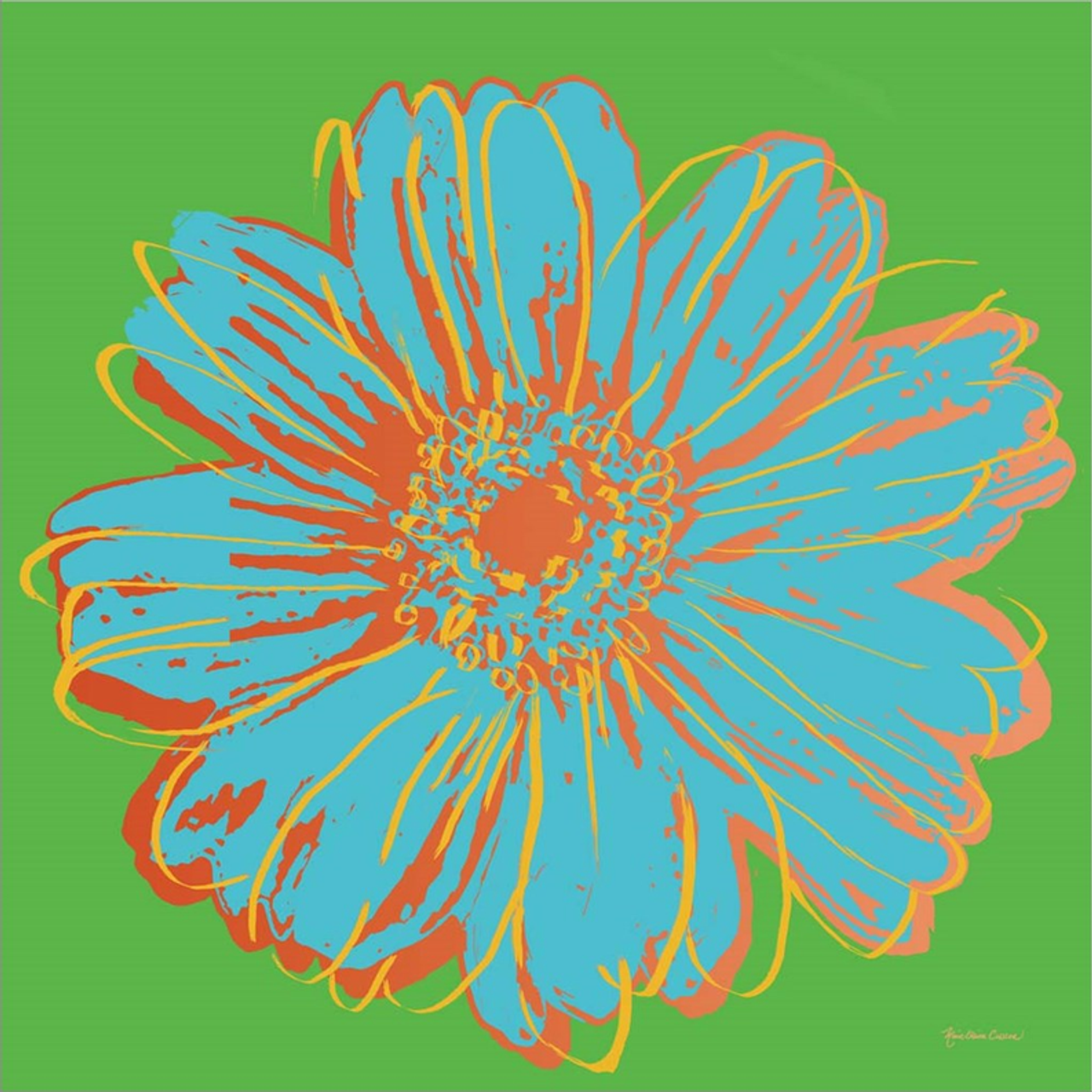 Flower Pop Art II by Marie-Elaine Cusson, Canvas Art - C1080271-0240000-8CAAAMA