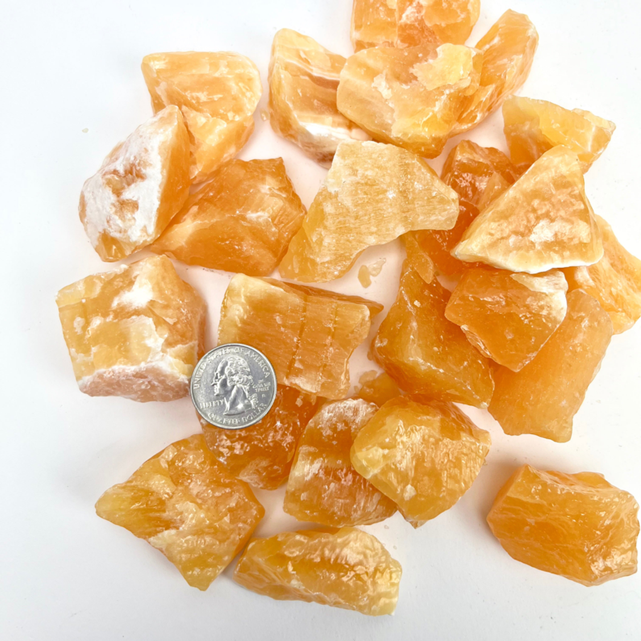 Orange Calcite | 1 lb | Mexico