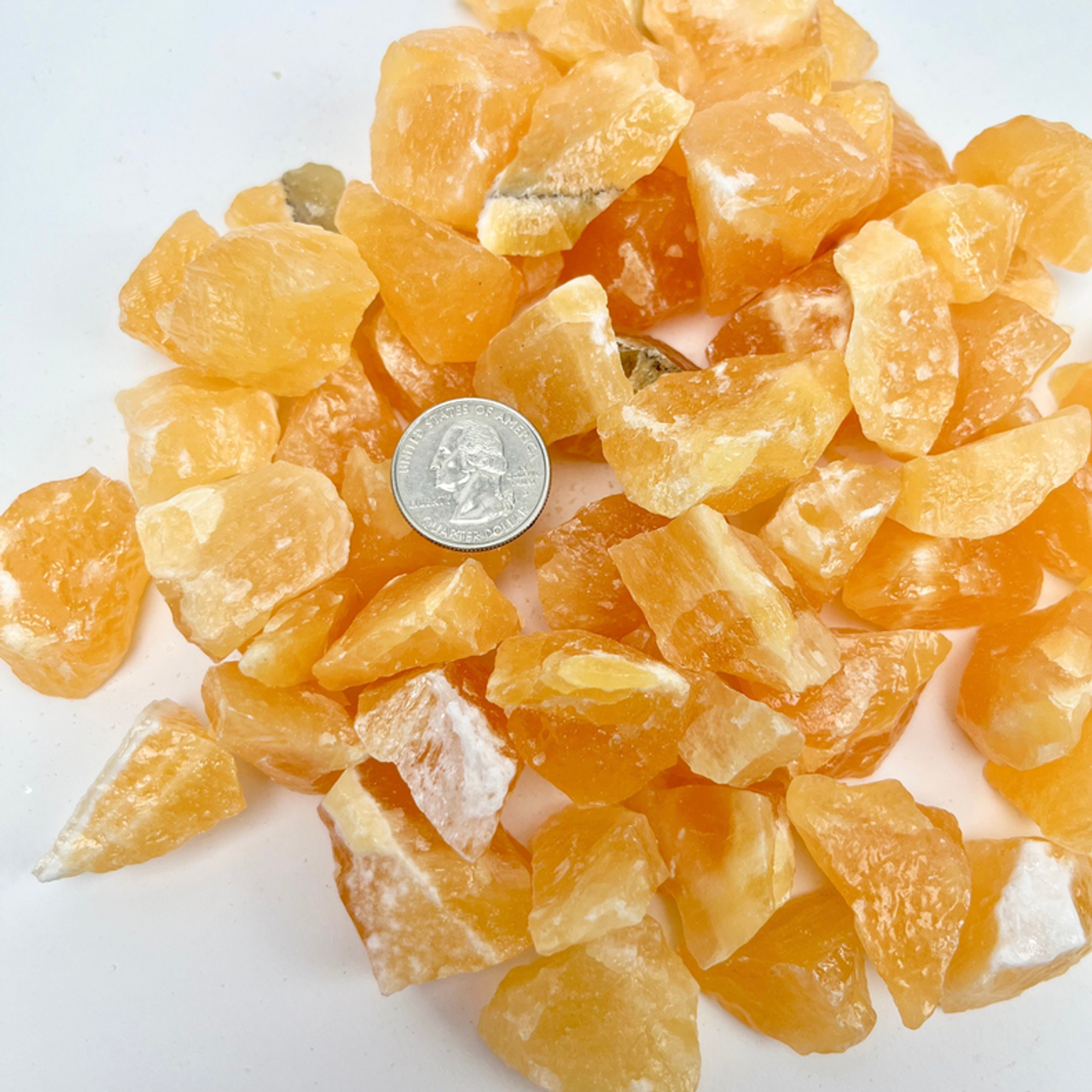 Orange Calcite | 1 lb | Mexico