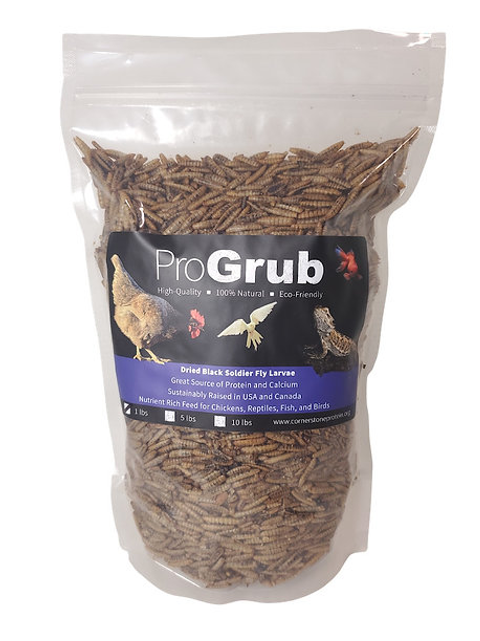 Dried Black Soldier Fly Larvae - 860008413109