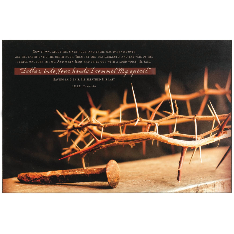 Father Into Your Hands Wall Plaque