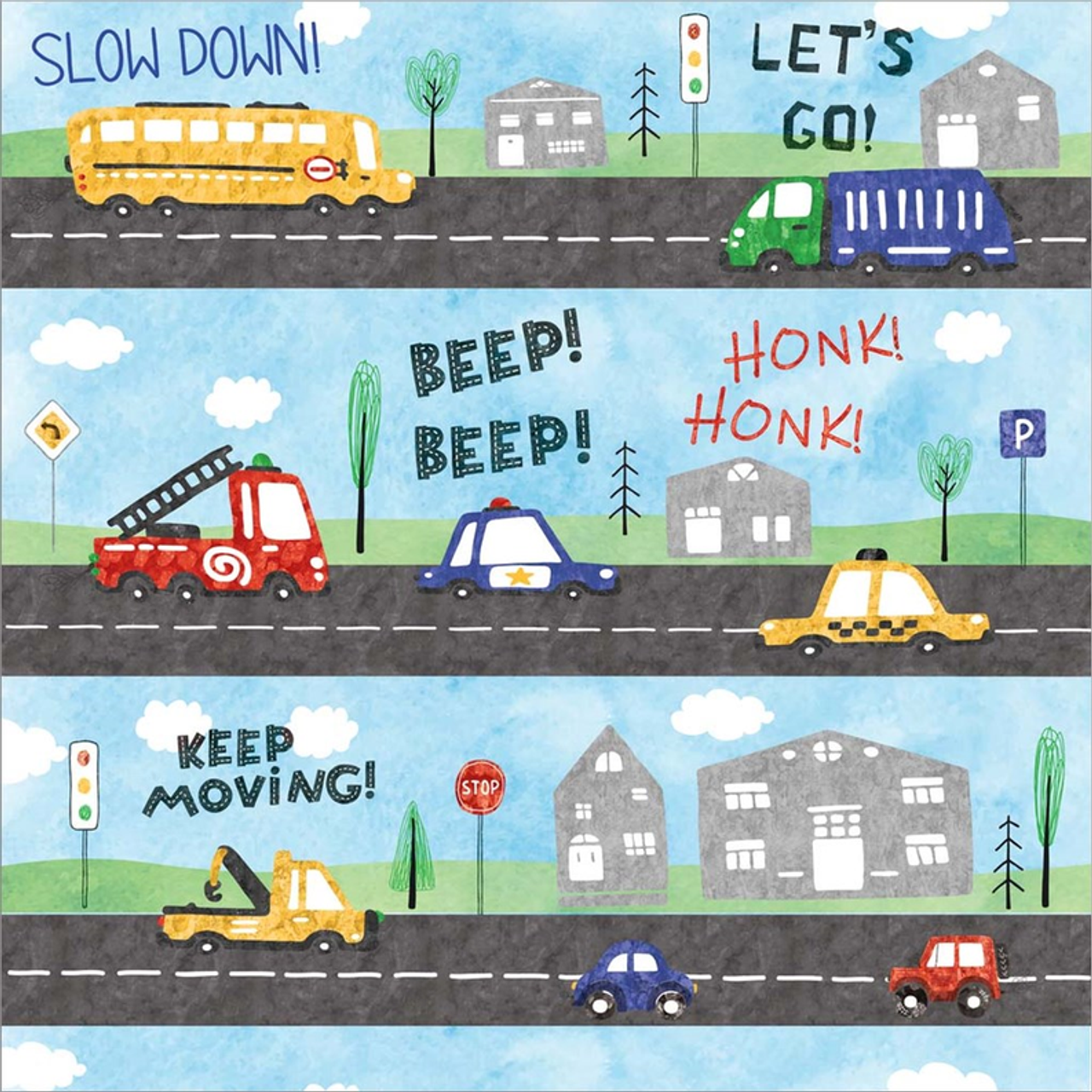 Street Scene by ND Art & Design, Canvas Art - C1071633-0240000-ACCQAMA