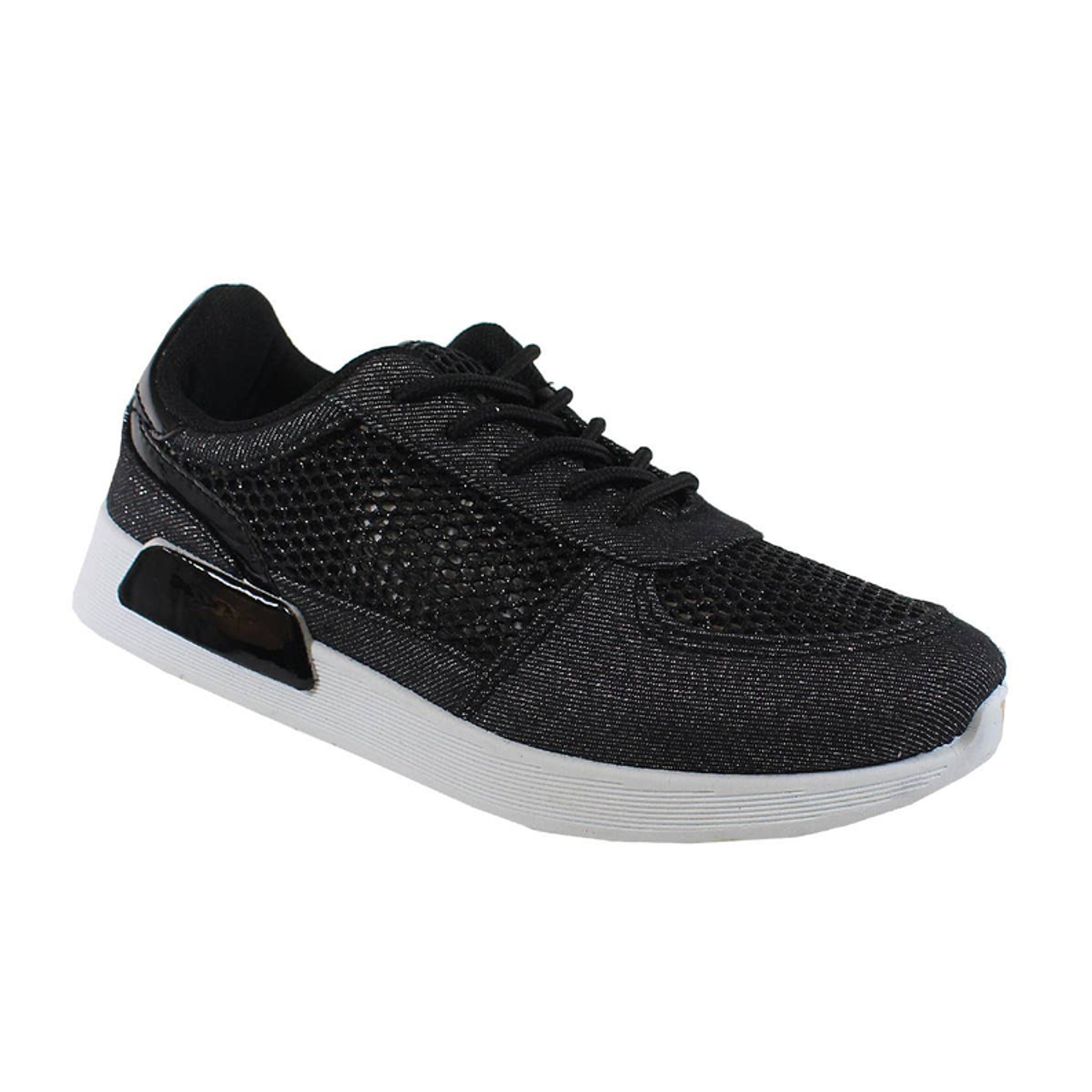 YOKI BENZ-28 Women's Glitter Side Mesh Center Sneaker