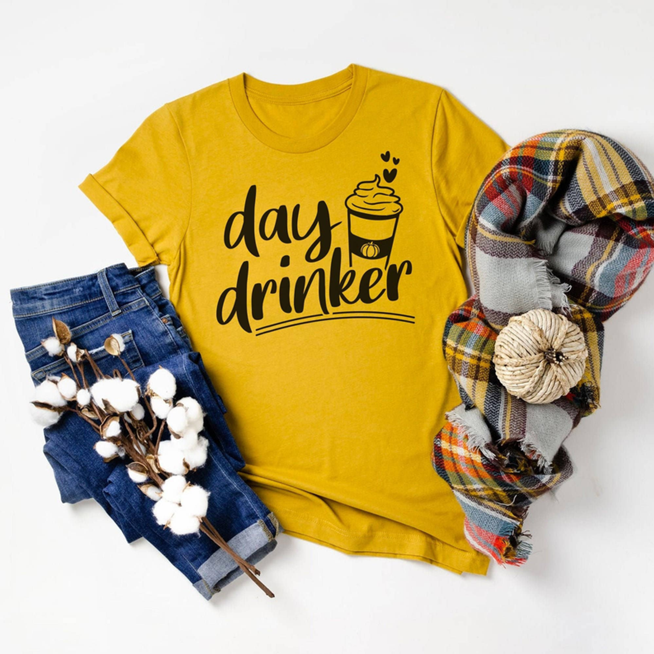 Day Drinker Shirt Pumpkin Spice Shirt | Fall Shirt