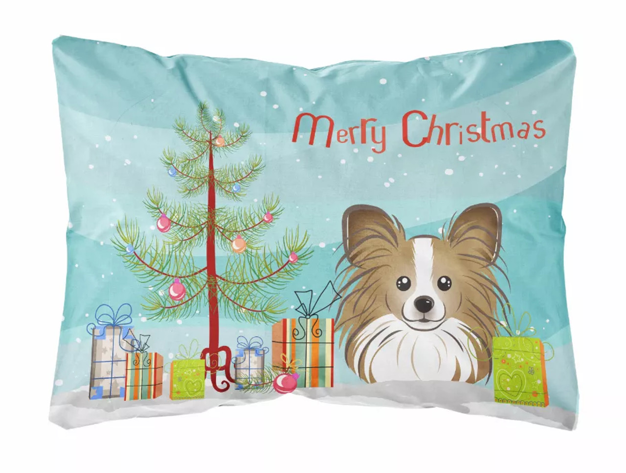 Christmas Tree and Dog Canvas Fabric Decorative Pillow - S000213B001695P058063V000