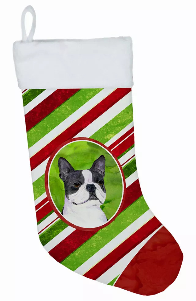 Holiday Dog on Christmas Stocking - S000213B001695P002197V524