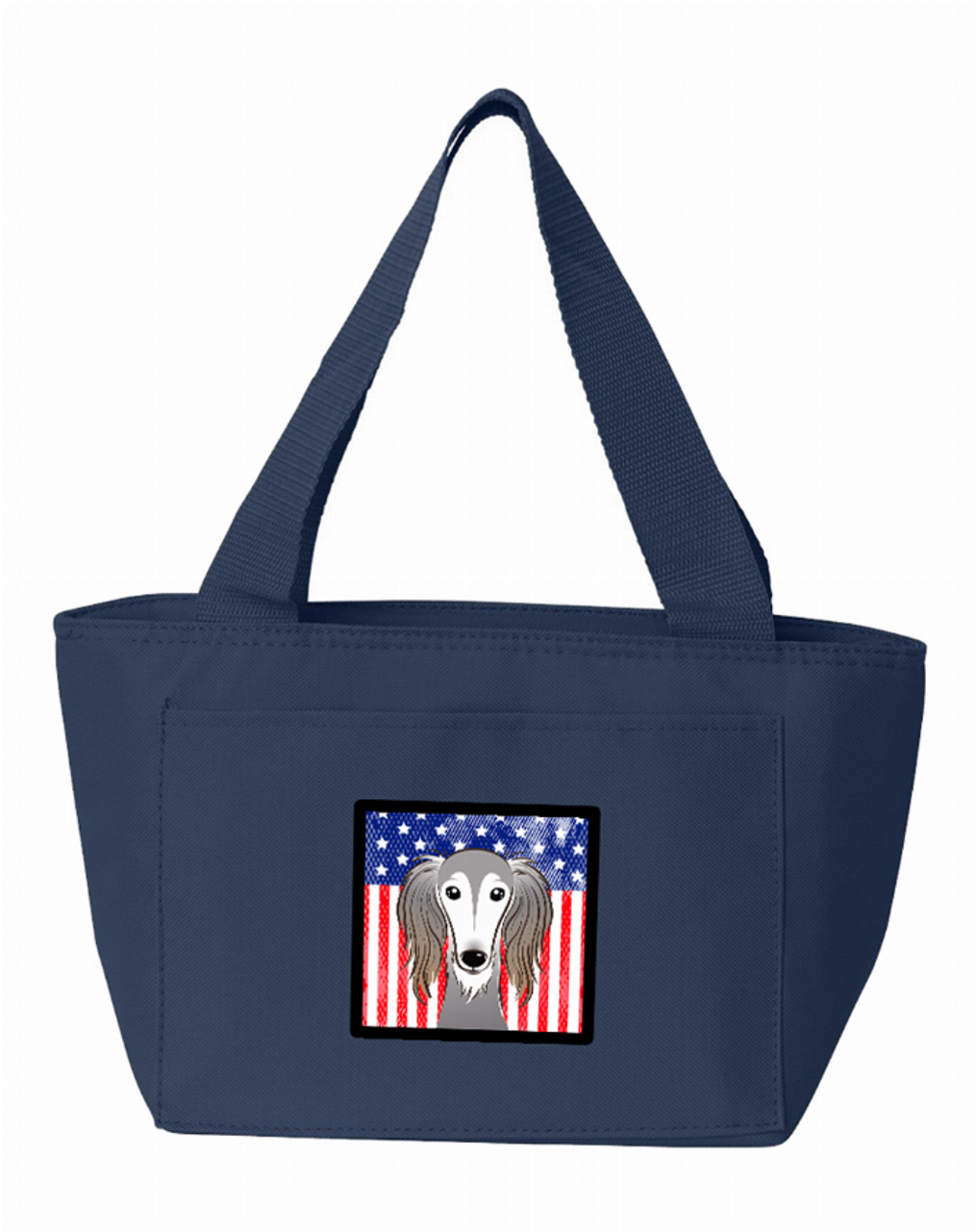 American Flag and Saluki Lunch Bag
