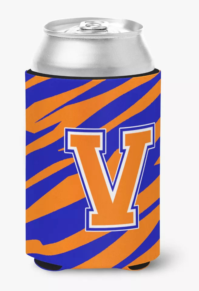 Monogram Letter Can or Bottle Hugger - CJ1023-VCC