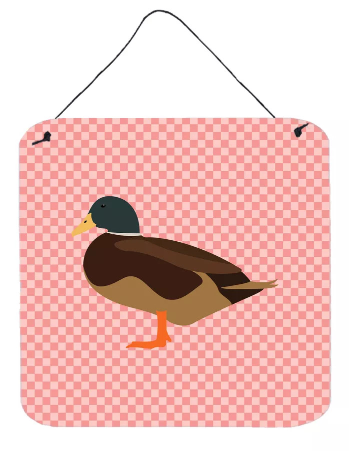 Ducks - Silver Bantam Duck  Wall or Door Hanging Prints
