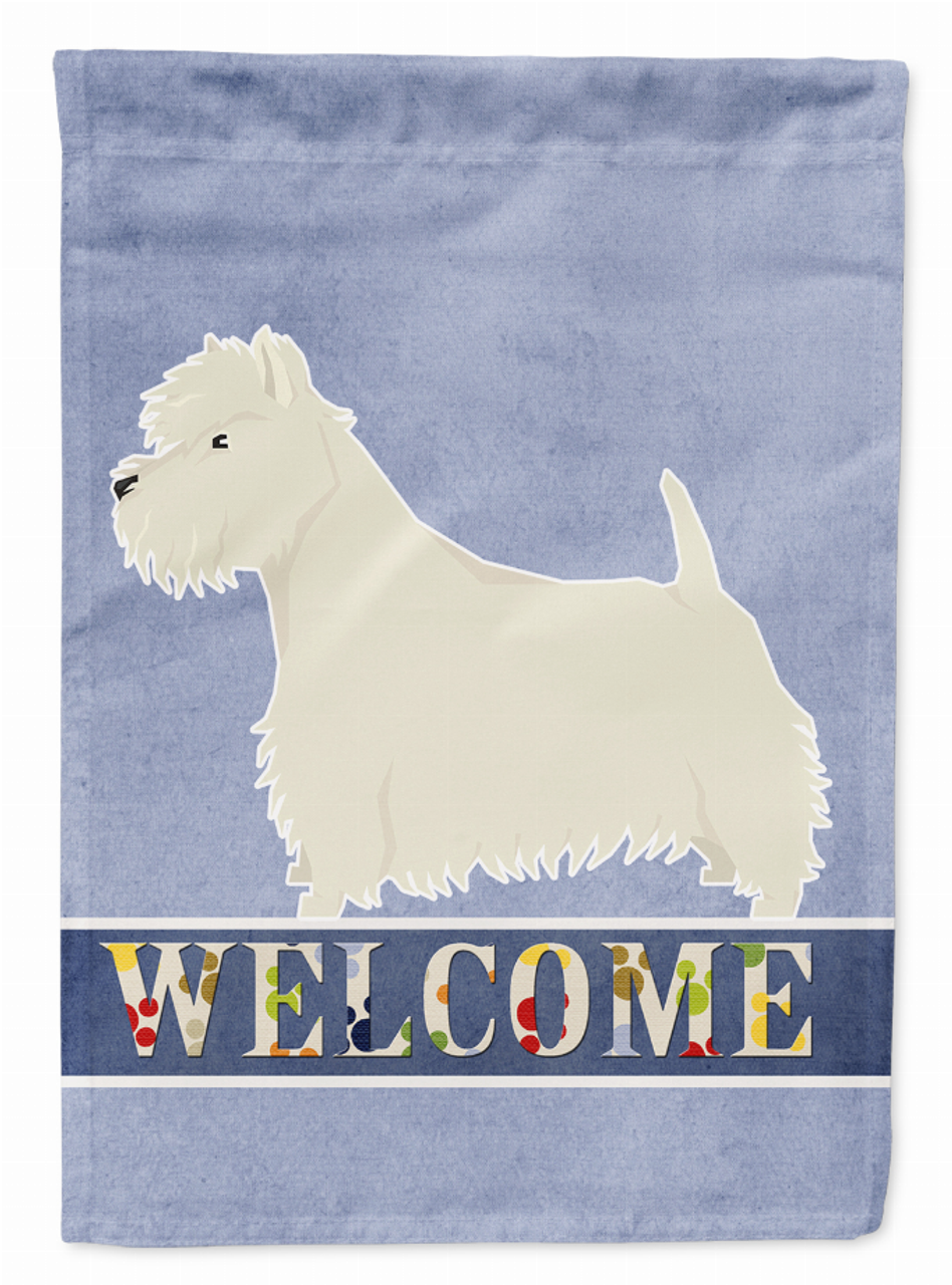 Westie Welcome Flag Garden Size