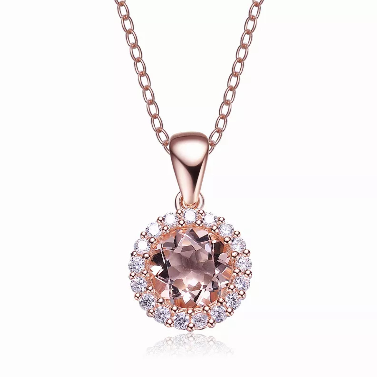 Collete Z Cubic Zirconia Sterling Silver Round Pendant Collete Z Cubic Zirconia Sterling Silver Round Pendant
