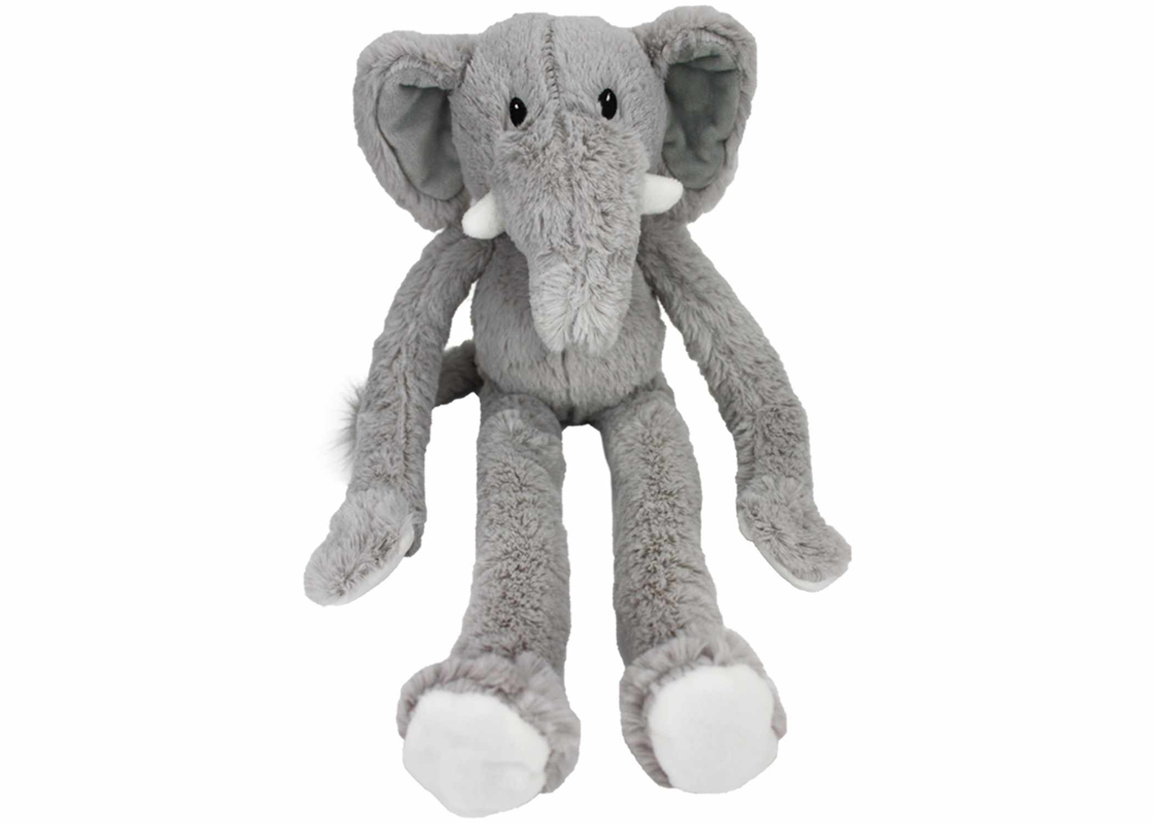 Multipet Swingin' Safari Elephant Plush Dog Toy 19" Multipet Swingin' Safari Elephant Plush Dog Toy 19"