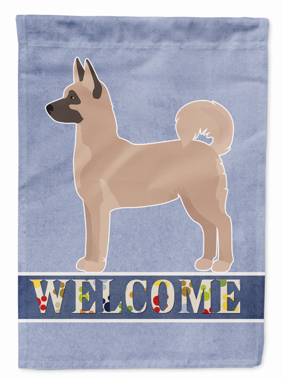 Akita Shepherd Welcome Flag Garden Size
