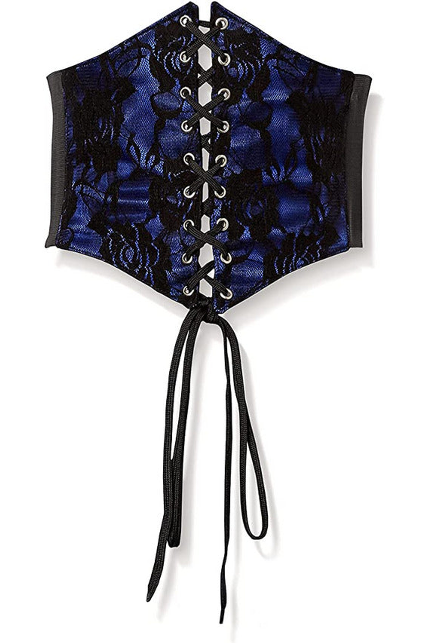Lavish Lace Overlay Corset Belt Cincher - LV-1425-6X