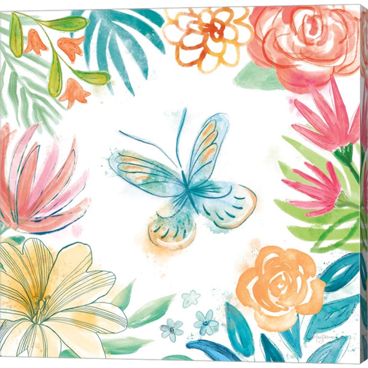 Flower Fun II by Mary Urban, Canvas Art