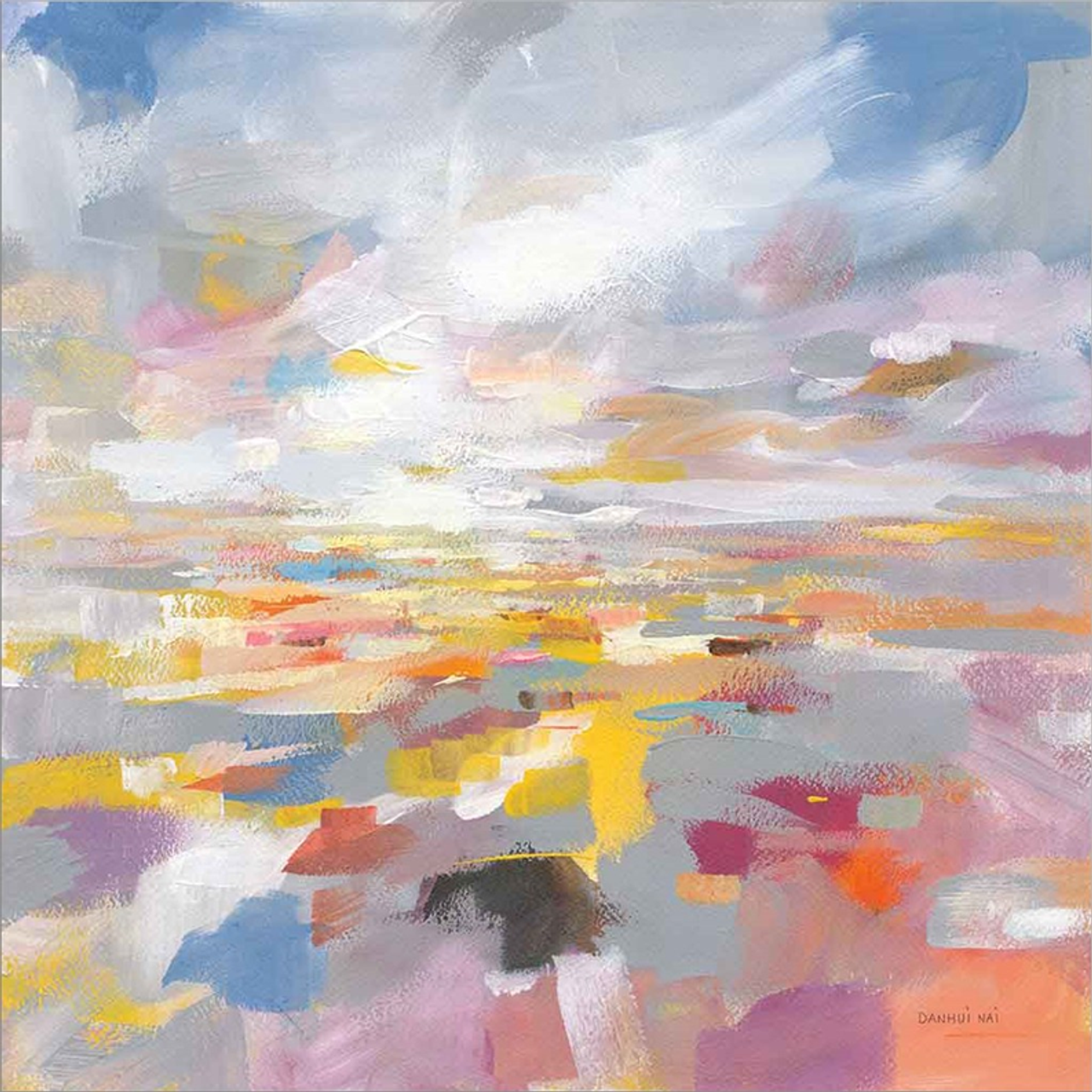 A Colorful Land by Danhui Nai, Canvas Art