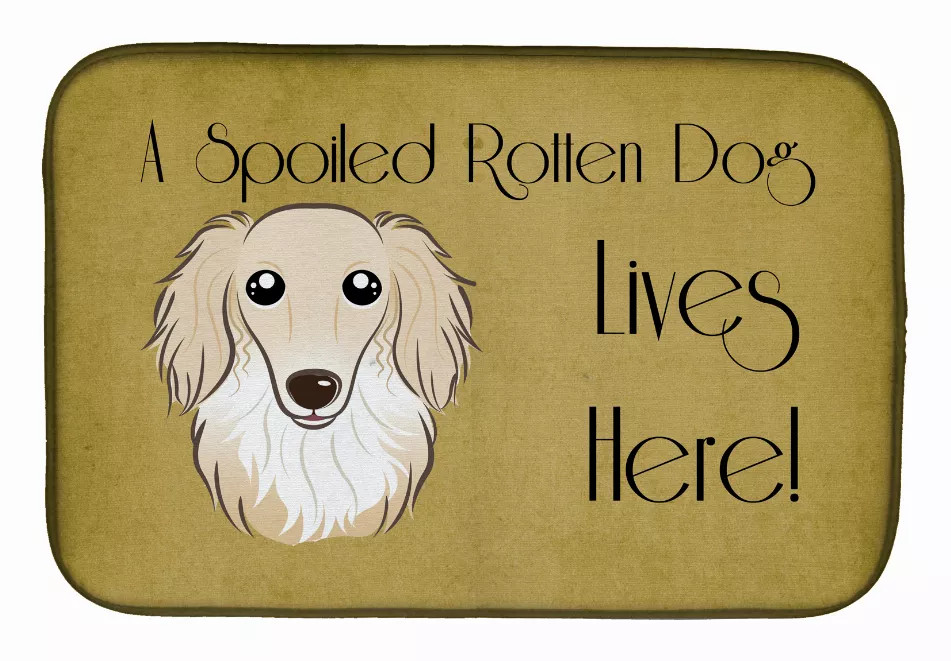 Spoiled Dog Lives Here Dish Drying Mat - S000213B001695P115601V011