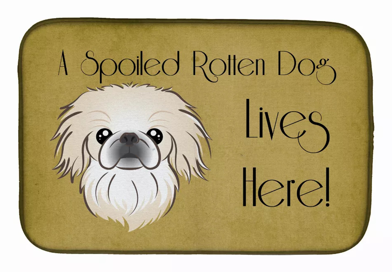 Spoiled Dog Lives Here Dish Drying Mat - S000213B001695P115601V023