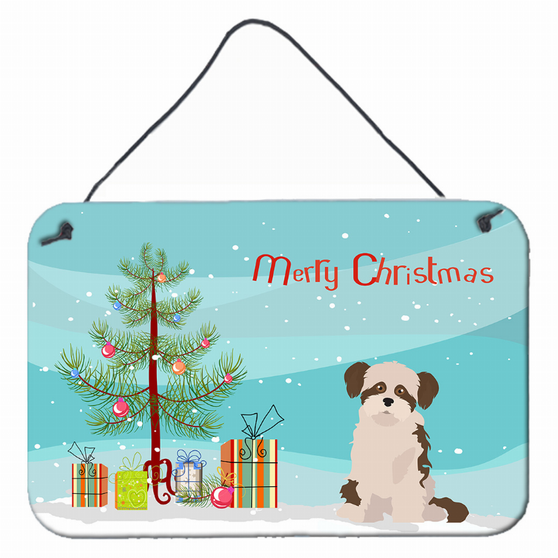 Christmas Tree Design with Dog Wall or Door Hanging Prints - S000213B001695P000864V000