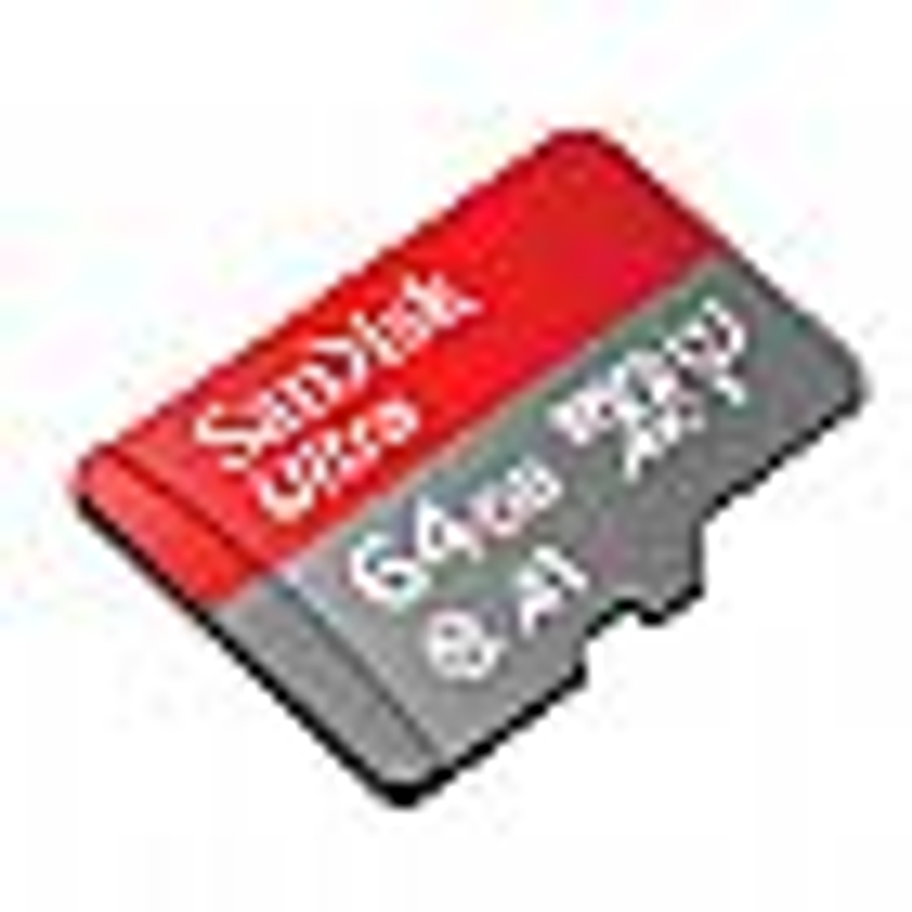 SanDisk Ultra microSDHC Memory Card, 64GB, 140MB/s, C10, UHS, U1, A1, Card with Adapter - SDSQUAB-064G-AN6MA