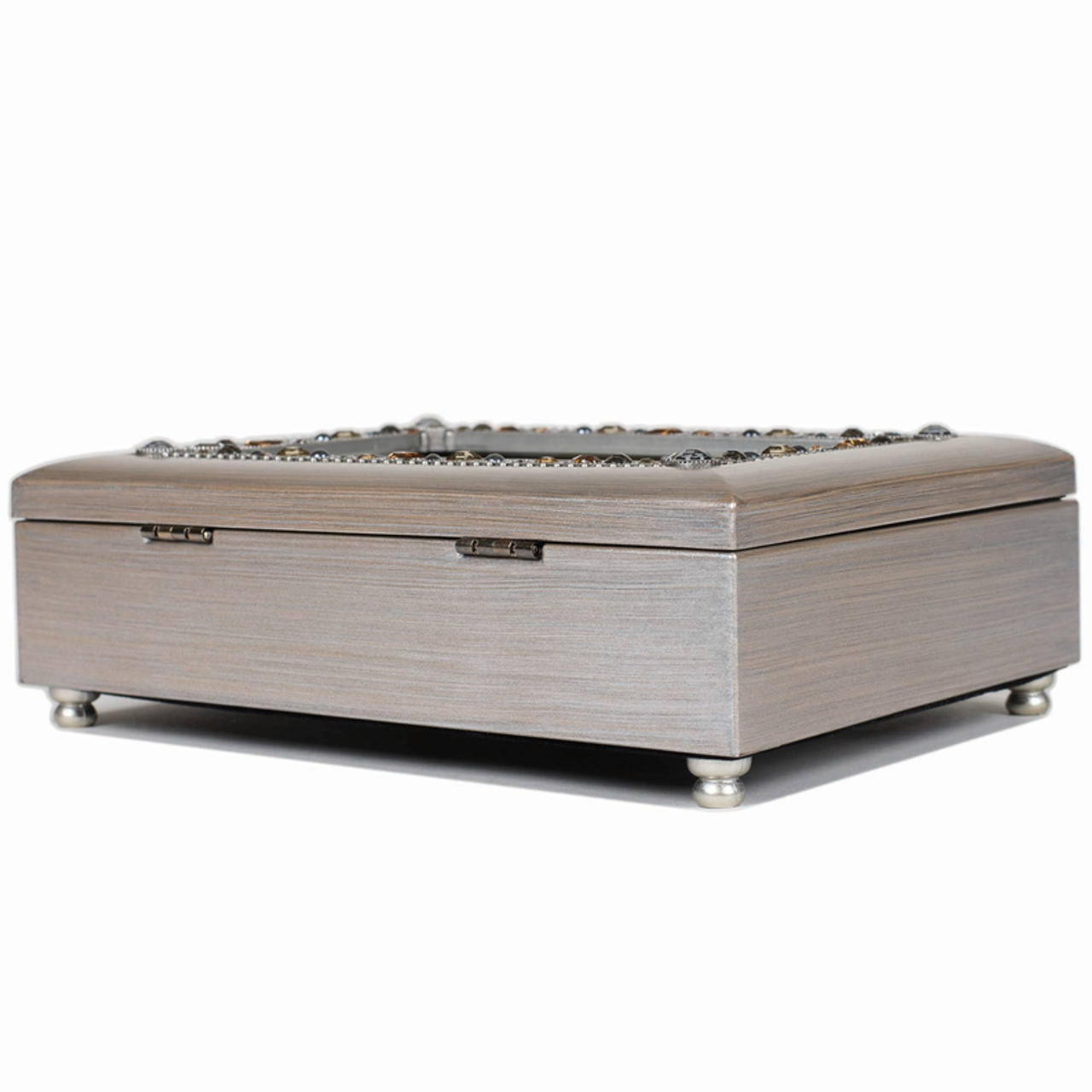 Mother Amber Jeweled Music Box