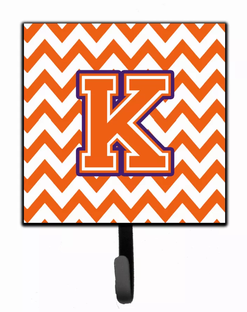 Letter Chevron Orange and Regalia Leash or Key Holder - S000213B001695P065942V011