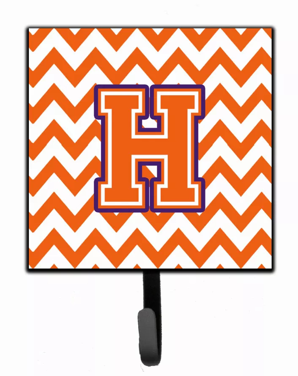 Letter Chevron Orange and Regalia Leash or Key Holder - S000213B001695P065942V008