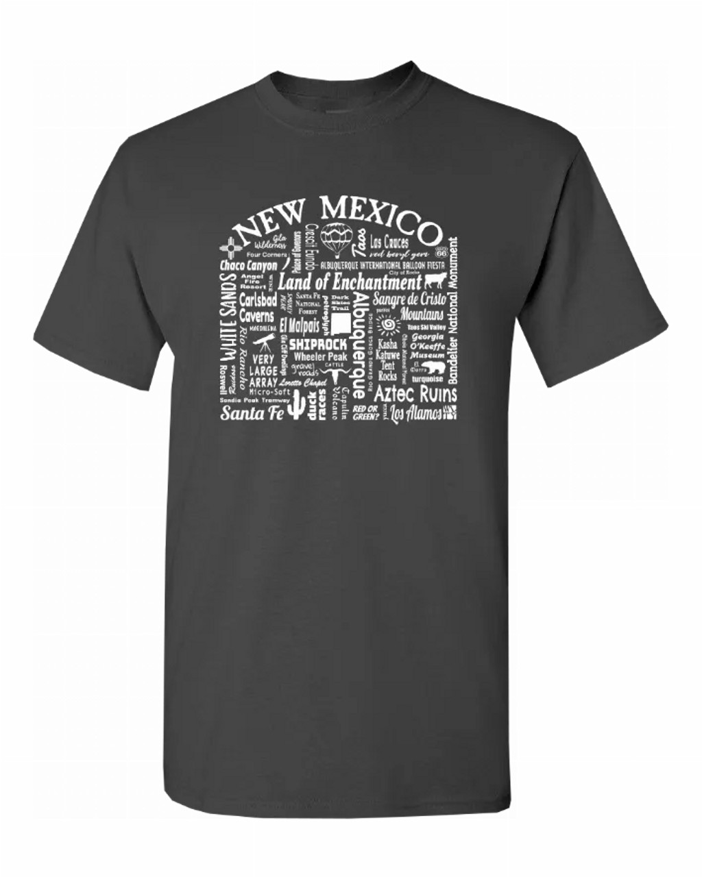 US State Destination Unisex T-shirt - Where Life Takes You (N-O) - S001839B002277P000016V681
