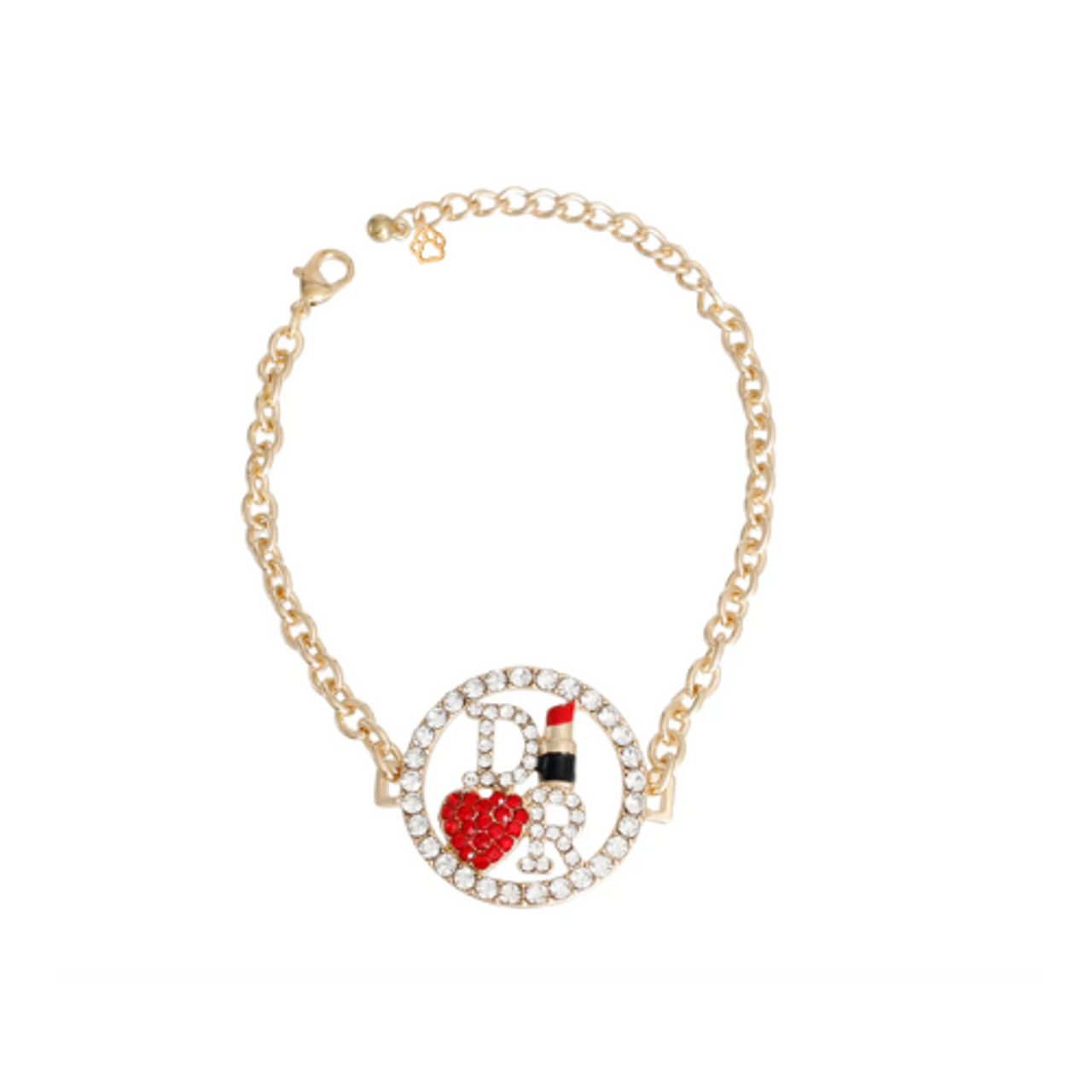 Paw-Dior Charm Dog Necklace - S002142B002493P000584V001