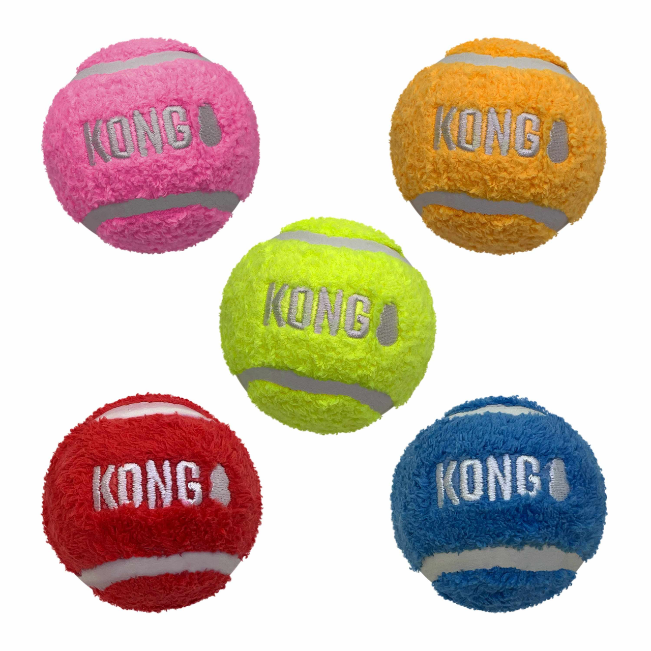 KONG® Sport® Softies Balls Dog Fetch Toy Assorted