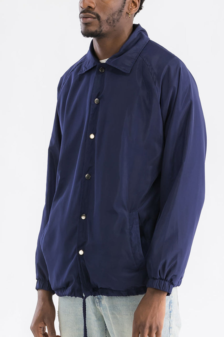 Solid Coachs Jacket - 6001-M-NV