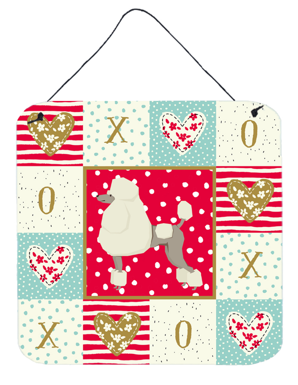 Poodle Love Wall or Door Hanging Prints